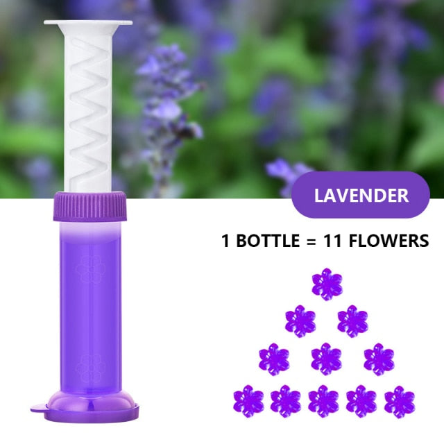 Biodegradable Floral Gel Toilet Cleaner and Air Freshener - view 6
