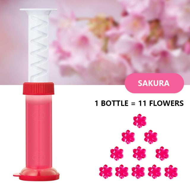 Biodegradable Floral Gel Toilet Cleaner and Air Freshener - view 11