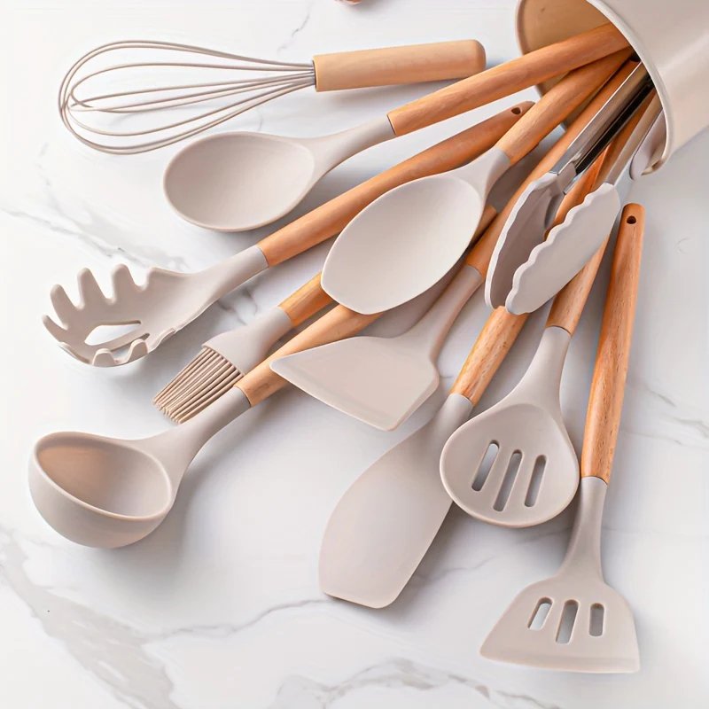 26-Piece Heat-Resistant Kitchen Utensil Set for Home Cooking