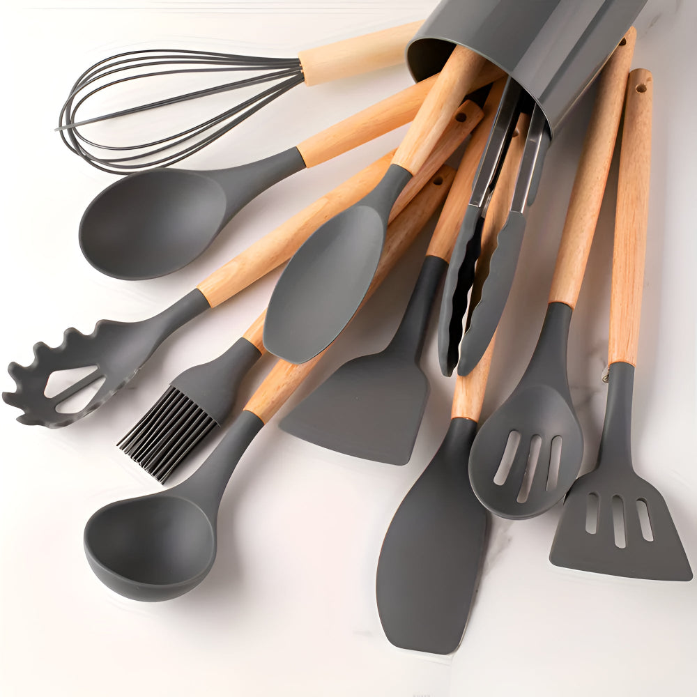 Heat-Resistant Kitchen Utensil Set for Everyday Cooking