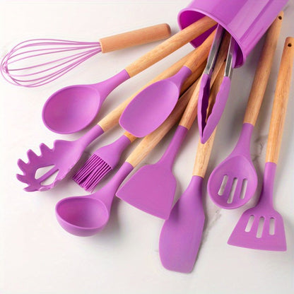 26-Piece Heat-Resistant Kitchen Utensil Set for Home Cooking - view 5