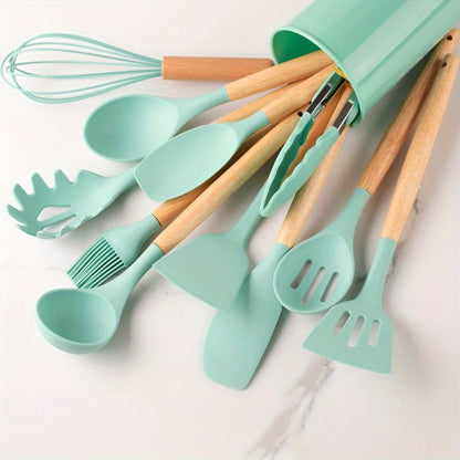 26-Piece Heat-Resistant Kitchen Utensil Set for Home Cooking - view 4