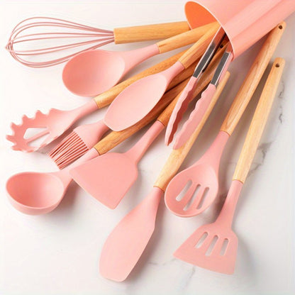 26-Piece Heat-Resistant Kitchen Utensil Set for Home Cooking - view 7