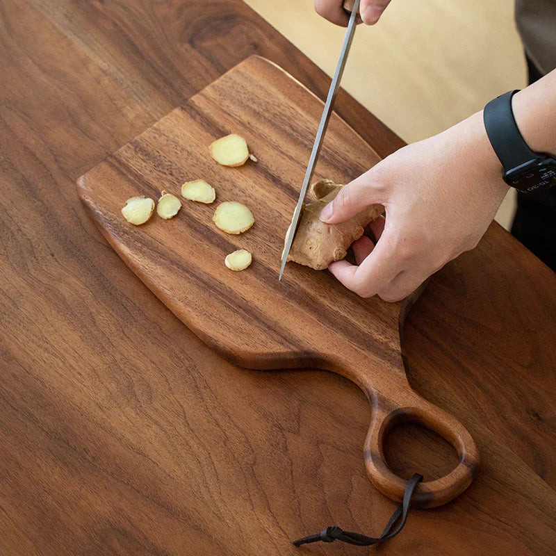 Double-Sided Cutting and Serving Board with Handle - view 3