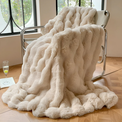 Soft Lightweight Blanket in Modern Design for Home or Travel