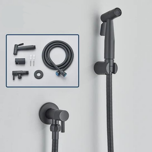 Bidet Hand Shower with Flexible Hose for Bathroom Hygiene