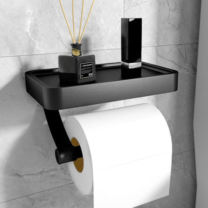Toilet Paper Holder with Storage Drawer - Minimalist Design