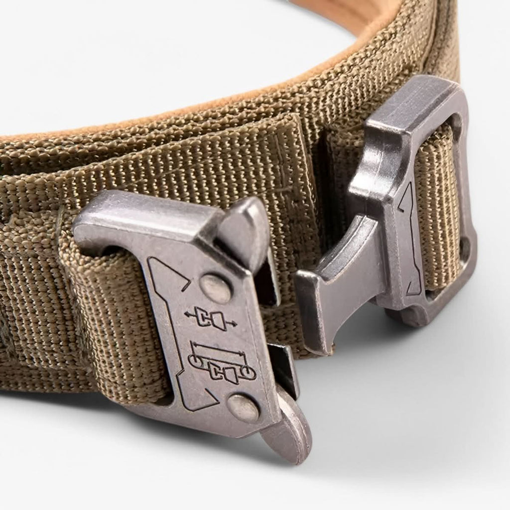 Adjustable Black Nylon Tactical Dog Collar Set for Medium to Large Dogs – view 6