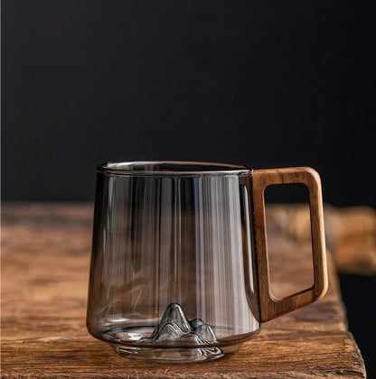 Tinted Coffee Cup with Contrast Handle for Coffee or Tea - view 9