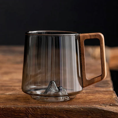 Tinted Coffee Cup with Contrast Handle for Coffee or Tea - view 7