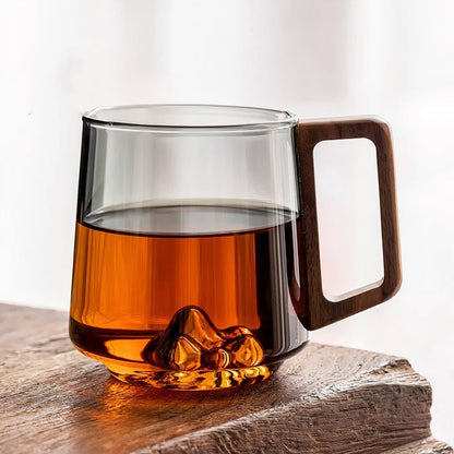 Tinted Coffee Cup with Contrast Handle for Coffee or Tea - view 8
