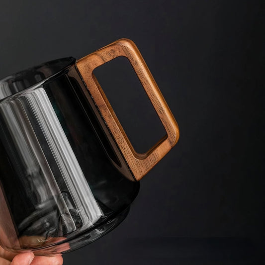 Tinted Coffee Cup with Contrast Handle for Coffee or Tea - view 2
