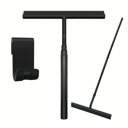 Telescopic Shower Cleaner with No-Bend Design