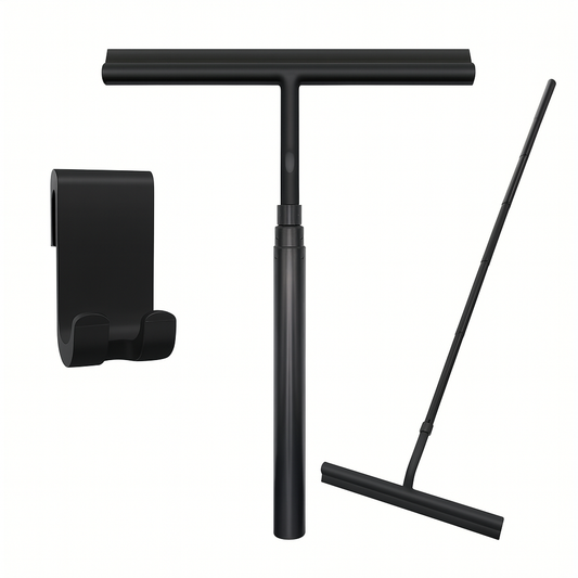 Telescopic Shower Cleaner with No-Bend Design