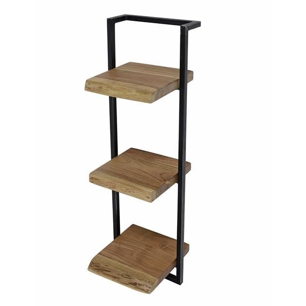 Vintage-Style Wall Shelf with Black Frame for Living Room - view 29
