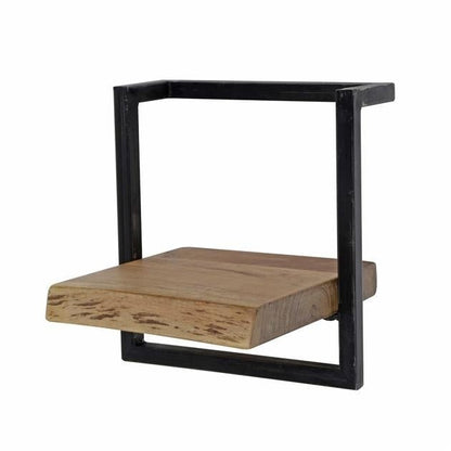 Vintage-Style Wall Shelf with Black Frame for Living Room - view 36