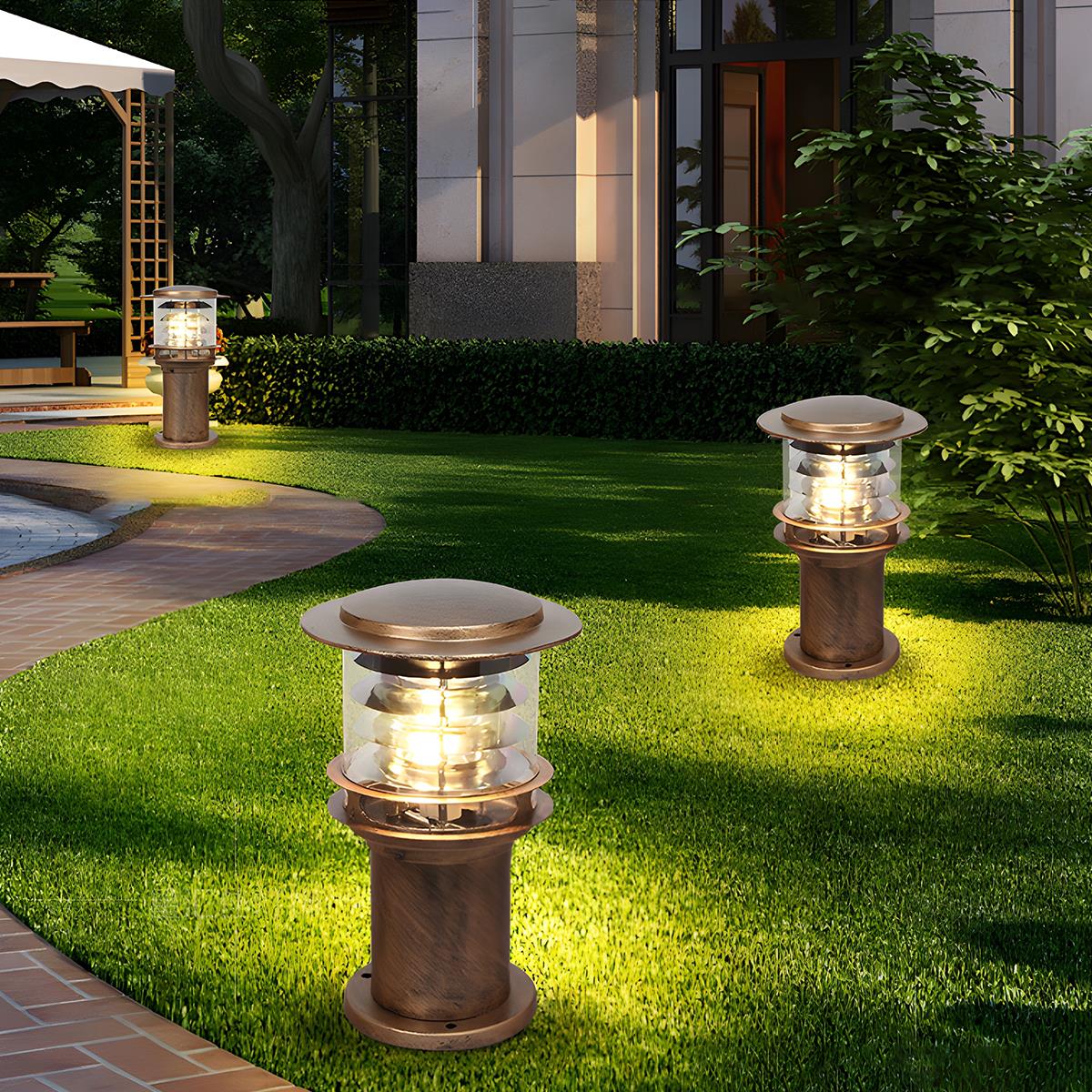 Modern Waterproof Outdoor Lamp - Black or Bronze, Energy-Efficient – view 11
