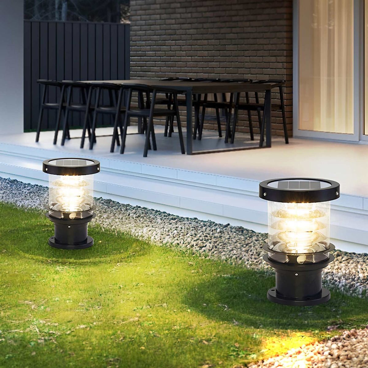 Modern Waterproof Outdoor Lamp - Black or Bronze, Energy-Efficient – view 12