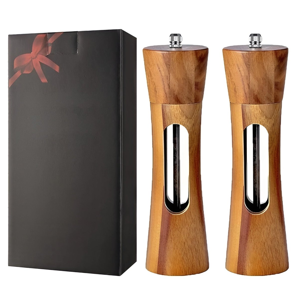Salt and Pepper Grinder Set with Adjustable Grind Settings - view 7