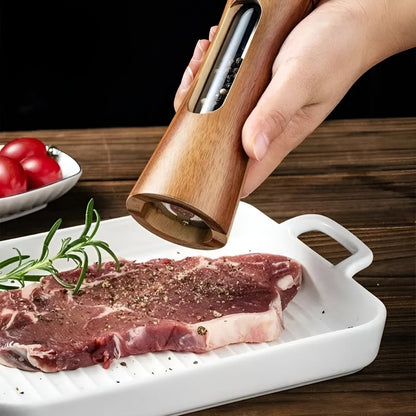 Salt and Pepper Grinder Set with Adjustable Grind Settings - view 3